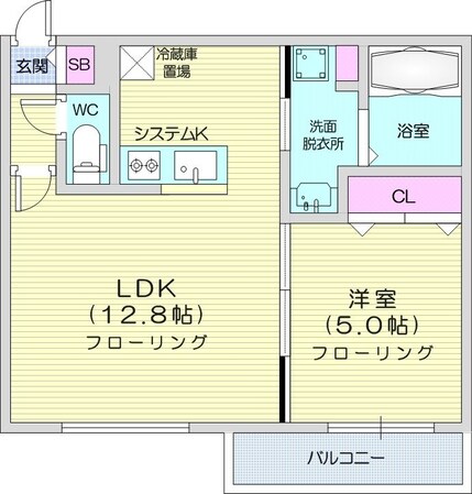 中島公園駅 徒歩9分 4階の物件間取画像